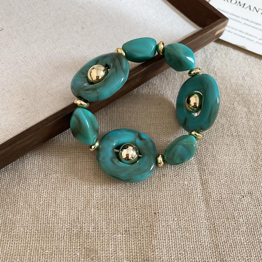 Европейское Ретро Геометрическое Бусины Нержавеющая Сталь Чокер Ожерелье