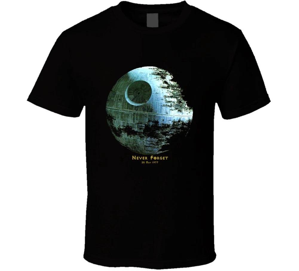 Death Star Tragedy Never Forget 25 May 1977 Funny Star Gift T Shirt Mens Kids Womens Boys girls children