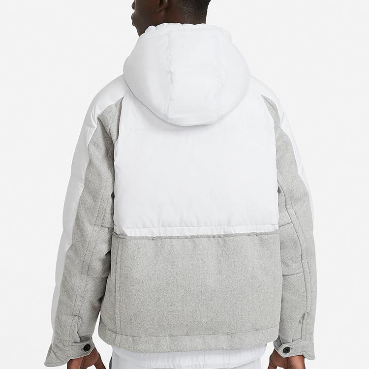 Nike Мужская верхняя одежда X Sacai Parka Pure Platinum, белая CT3269-043