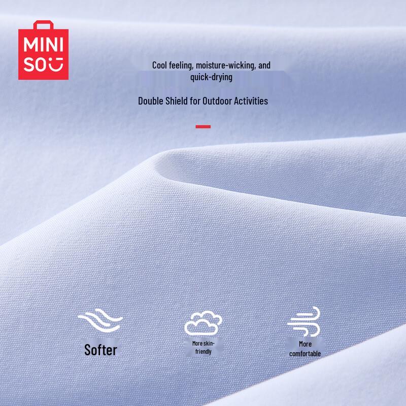 MINISO Летний хлопковый спортивный комплект для девочек 2026