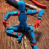 Счастливая 3D-печатная 13-я фигурка Действия Декомпрессионные Многосуставные Подвижные Фигурки