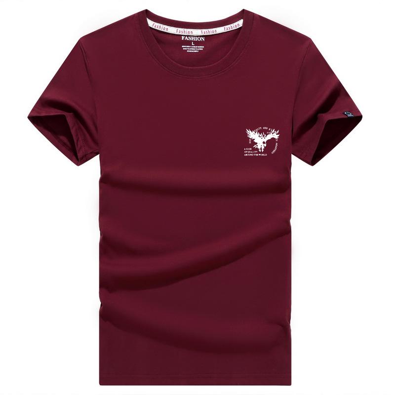 Мужская хлопковая футболка. Размеры S-5XL