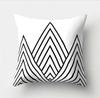 Alphabet Arrow Black and White Decorative Pillowcase Car Ornaments Office Living Room Sofa Home Pillowcase