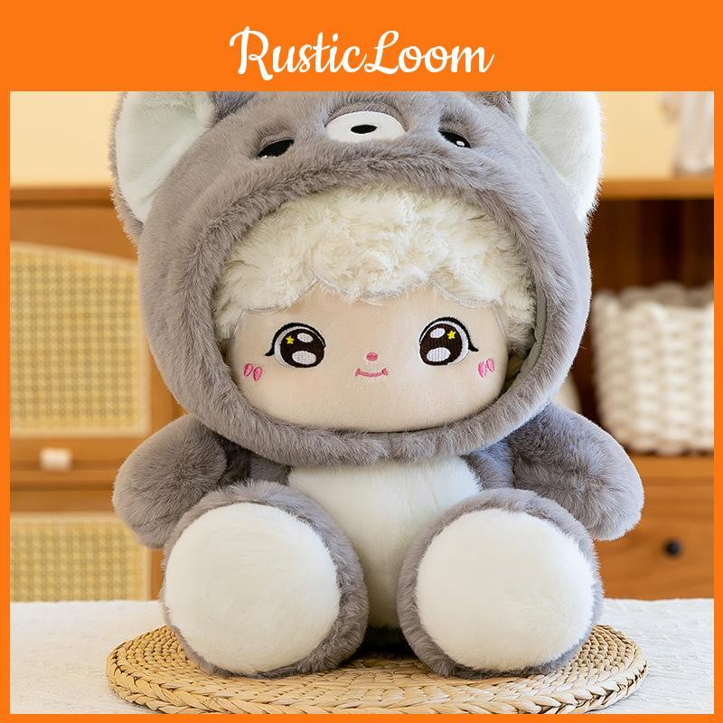 Костюм животного Кролик Панда Волк Плюшевая кукла Детский подарок на день рождения Домашний декор