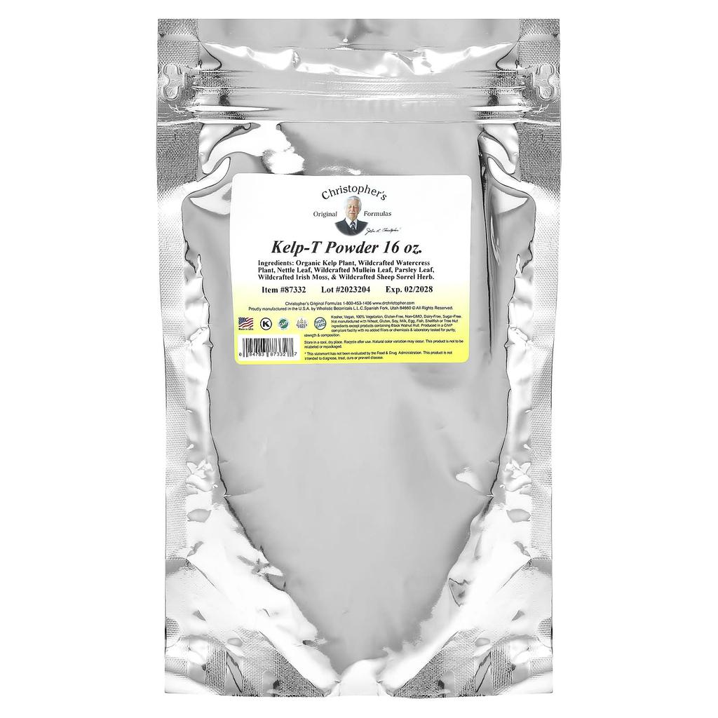 Christopher's Original Formulas Порошок Kelp-T, 16 унций