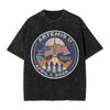 Artemis II Mission Return to the Moon 2026 T Shirt Hip Hop Washed Short Sleeve Street T-Shirts Vintage for Men Streetwear Tees