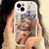 Чехол для телефона Singer S-Sabrina C-Carpenter для IPhone 11 12 13 14 15 16 Pro Max Mini Plus Мягкий кожаный чехол