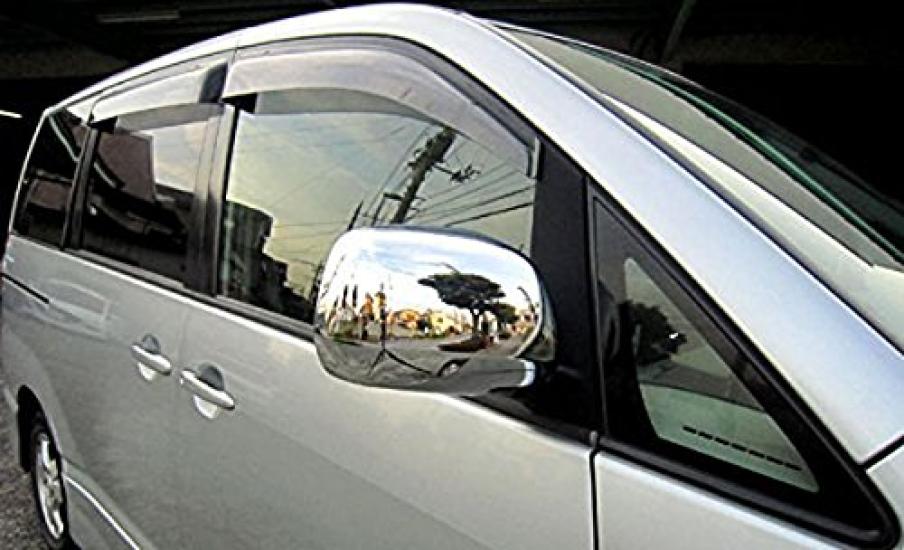 BRIGHTZ Хромированное зеркало заднего вида для Estima L, совместимое с Estima L и R40, накладки, K-тип, 30/40 (MIR-SID-068), (ACR30W, ACR40W, MCR30W, MCR40W), ACR30,