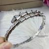 Браслет-змея Seiko из 18-каратного золота с бриллиантами: Женское кольцо из стерлингового серебра 925 пробы, двойной круг, инкрустация перламутром.