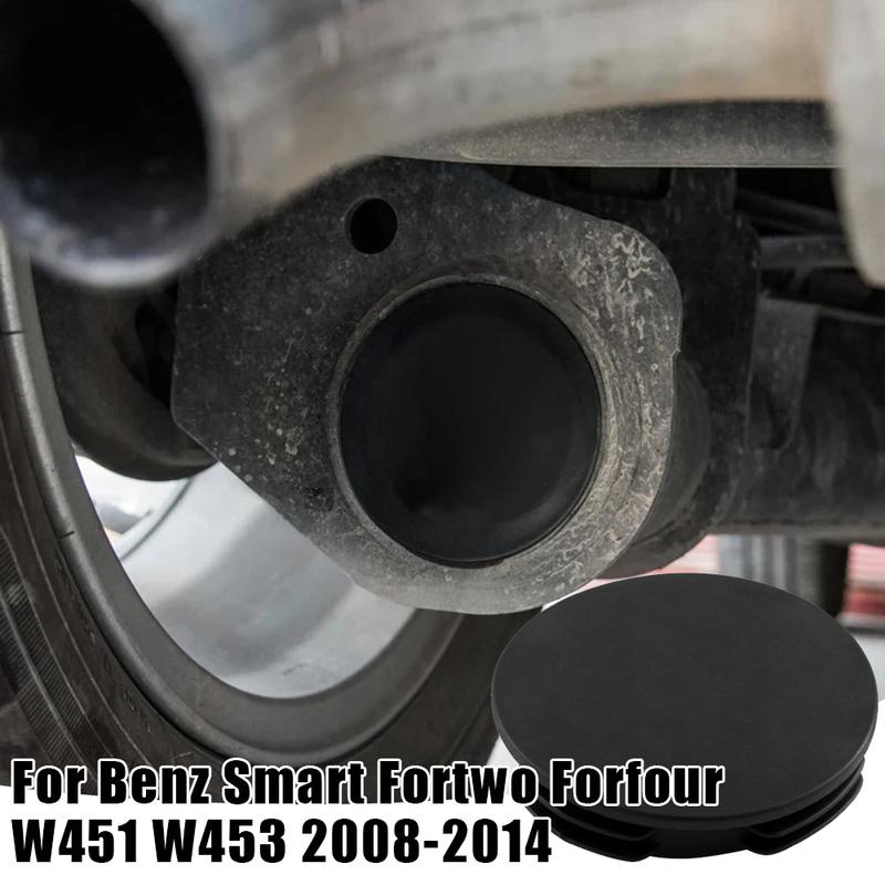 1pc Auto Exterior Accessories Car Rear Tail Exhaust Pipe Anti-Rust Cover Cap for Benz Smart Fortwo Forfour W451 W453 2008-2014