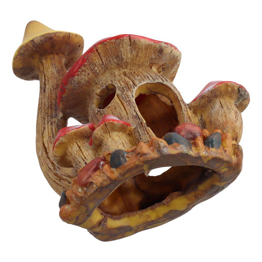 Многоцветный Грибной Домик Аквариумные Декорации Смола Аквариумная Декорация Смола Ракушечный Домик