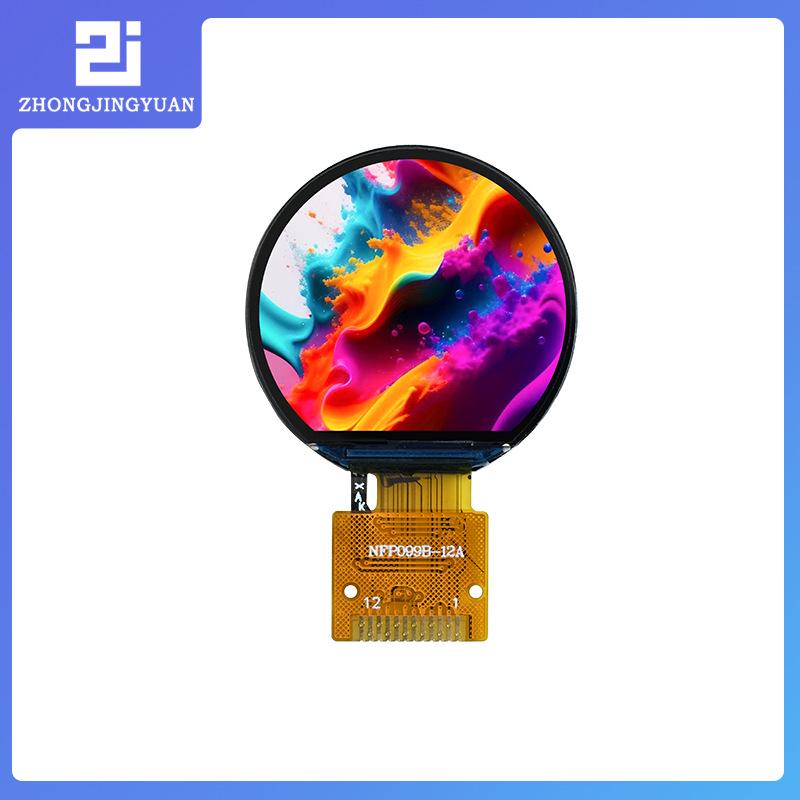 0.99-inch HD IPS TFT LCD Display, Round GC9107, 128x115 Resolution