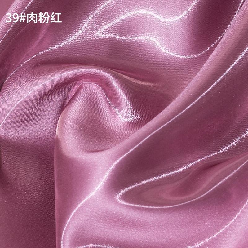 Multi-Color Reflective Fabric Liquid Satin Glossy for Clothes Dresses Diy Hanfu Sewing Designer Smooth Silky Cloth Drape Summer