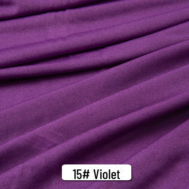 Высокоэластичная молочная шелковая ткань для свадебных, сценических, стульев, диванов и танцевальных костюмов