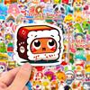 100 New Style Mixed-match Cartoon Doodle Animal Food Stickers DIY Suitcase Notebook Water Cup Stickers