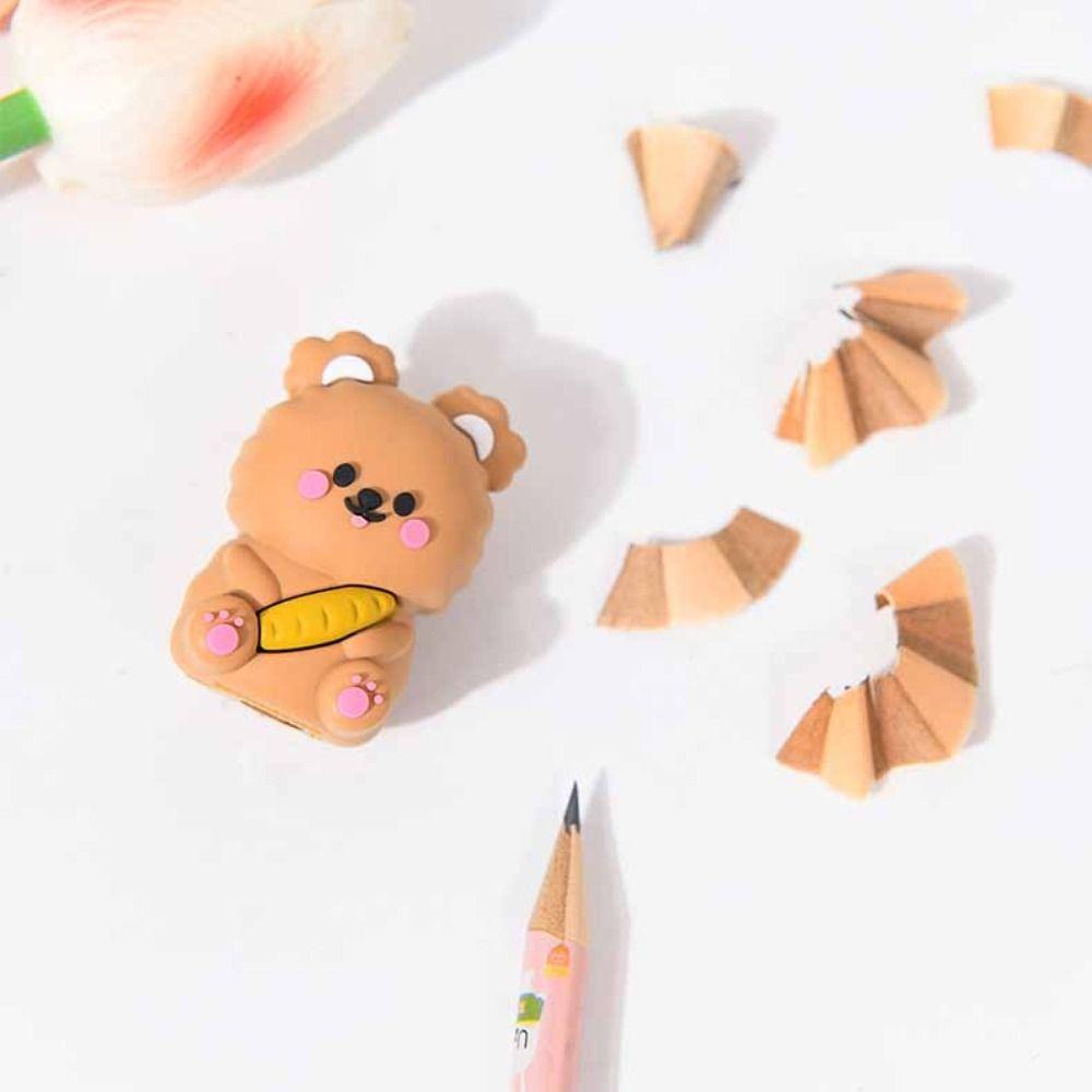 Cute Pencil Sharpener Portable Silicone Sharpener Pencil Sharpening Tool Back To School Supplies