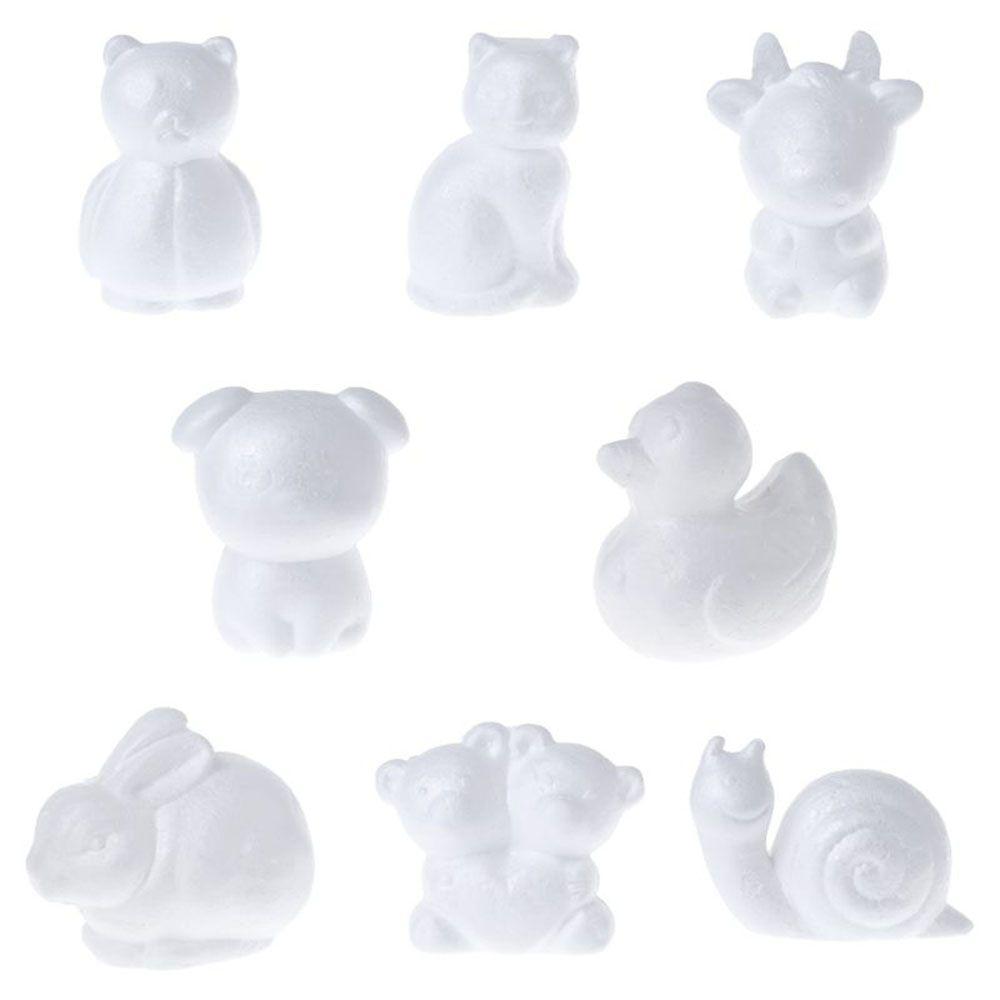 Home Decoration Party Supplies Children Toys Animals Shape Foam Balls White Polystyrene Styrofoam