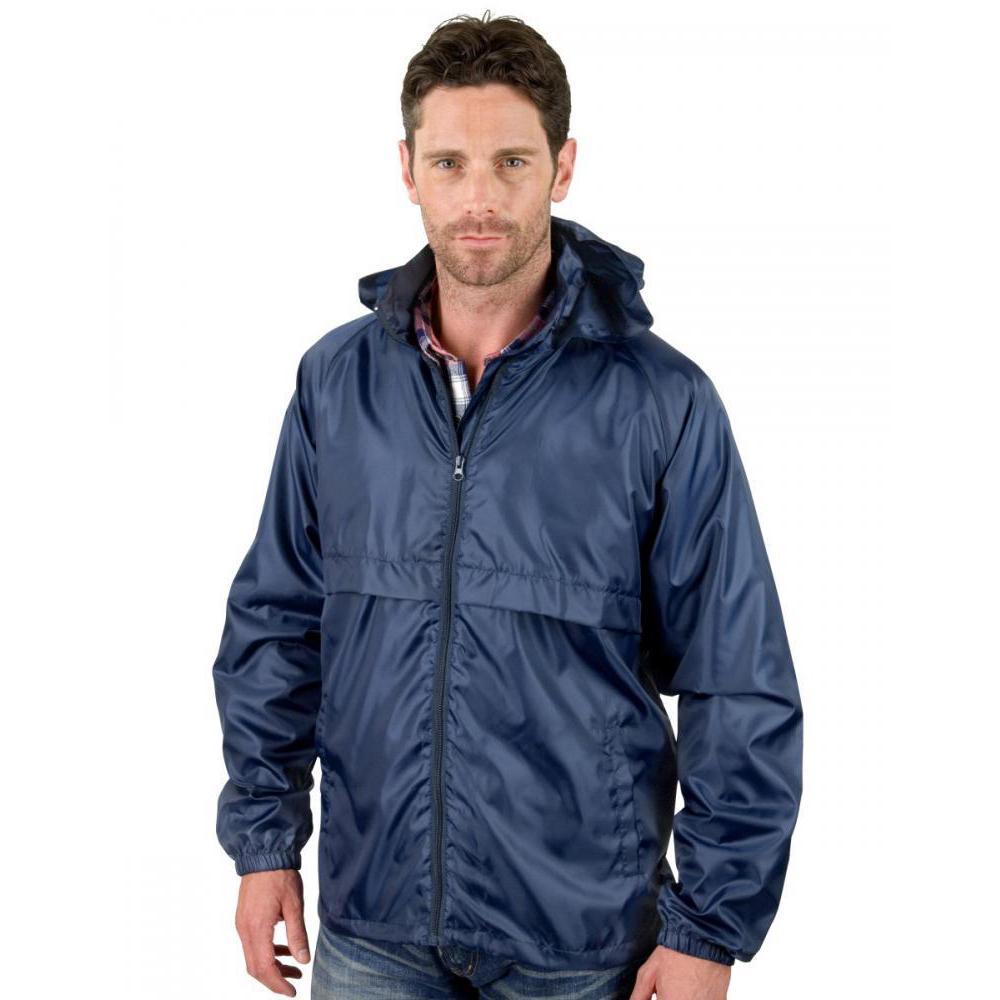 Result Mens Core Adult Windcheater Water Repellent Windproof Jacket