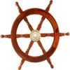 Ship Wheel Wooden  Pirate Rustic Captain Wall Home Decor Nautical Wheel Wall Art