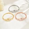 Браслет Rose Gold Женские украшения Простой браслет-цветок