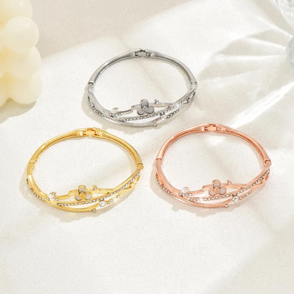 Браслет Rose Gold Женские украшения Простой браслет-цветок