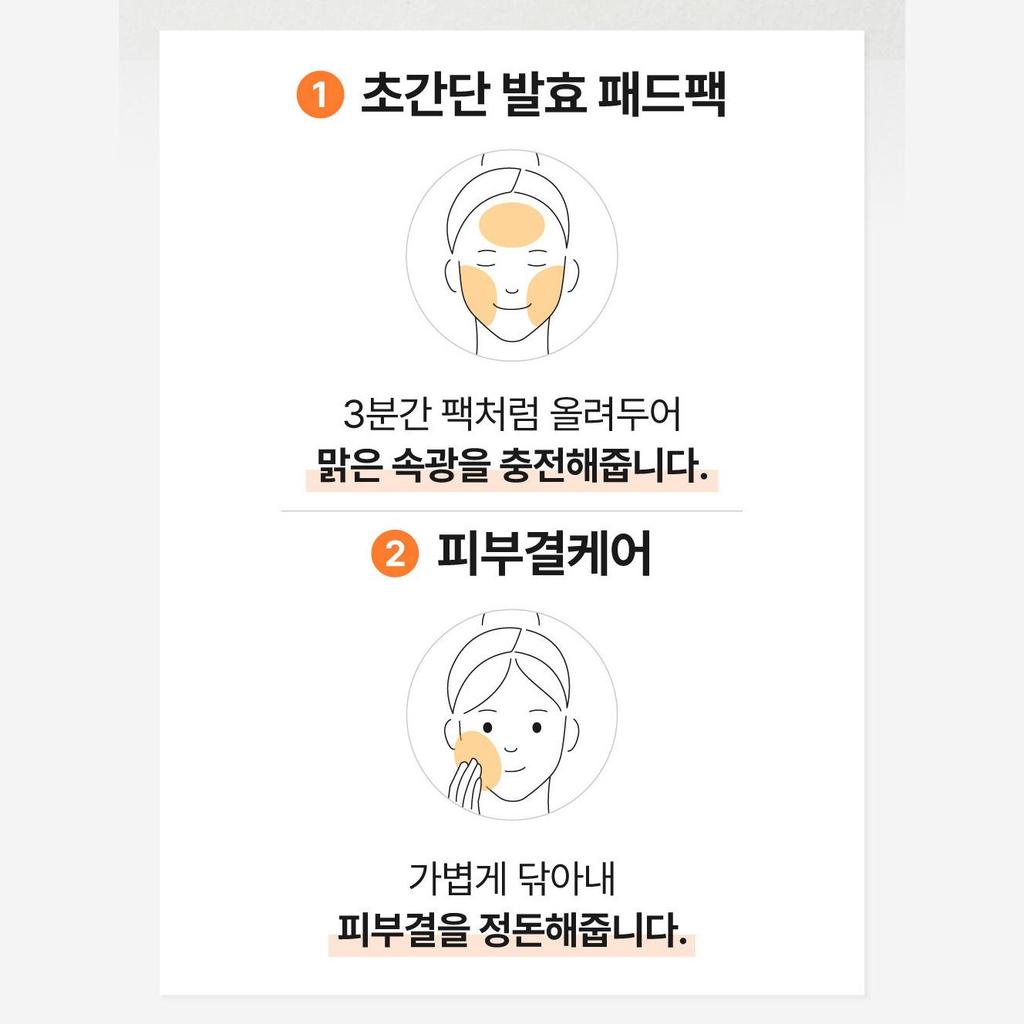 NUMBUZIN No.3 Radiance Glowing Jumbo Essence Pad (Чистое сияние) 70 прокладок + 10 бонусных прокладок