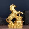 Фигурка лошади Статуэтка животного Художественные поделки Смола Фэн-шуй Скульптура для украшения офиса Стол