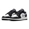 Air Jordan 1 Low GS Black Medium Grey Kids Sneakers White 553560-040