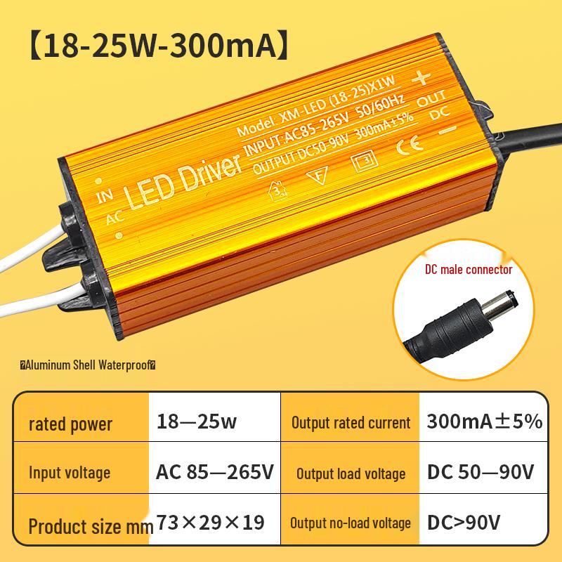 Светодиодный интегрированный водонепроницаемый блок питания и контроллер-выпрямитель для освещения кухни, ванной комнаты и туалета