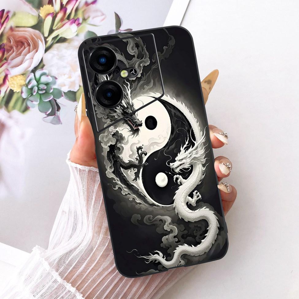 For Tecno Pova Neo 3 Case Cover Silicone Cute Cat Fashion Funny Cool Painted Bumper For Tecno Pova Neo3 LH6n Phone Casing