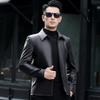 Men's First Layer Cowhide Business Casual Leather Jacket