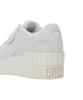 PUMA CALI Wedge Platform Size Sneakers, Tonal, Women's, 385248, Spring/Summer 2022, Pristine/Marshmallow, 24.5cm