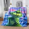 1Pc Grinch'S Festive Adventure Blanket Soft And Comfortable Casual Warm Camping Travel Christmas Halloween Gift M921642