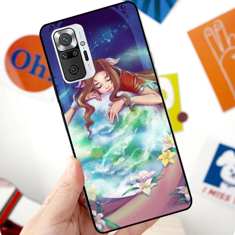 Aerith Gainsborough Final Fantasy Case For Xiaomi Redmi Note 12 Pro 11 8 9 10 Pro 9S 10S 11S 12S Redmi 12C 10C 9C 10A Cover