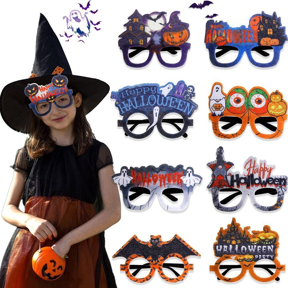 Bats Ghost Funny Glasses Pumpkins Halloween Cosplay Props Halloween Eyeglasses Frame Children