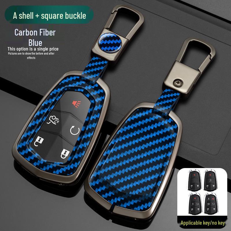 Cadillac Key Case: Fits XT5, CT5, XT6, XT4, CT ATSL, CT4, XTS - Shell Bag with Buckle