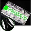 SHILLS PROFESSIONAL 500 Pcs Artificial Oval Nail Tips Box Clear