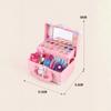 Kids Makeup Toys Kit For Girl Washable Cosmetics Toys Set Pretend Game Princess Eyeshadow Blush Lipstick Makeup Handbag Set
