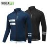 Wosawe Велосипедная уличная мягкая куртка YKK на молнии, велосипедная термофлисовая зимняя теплая ветровка