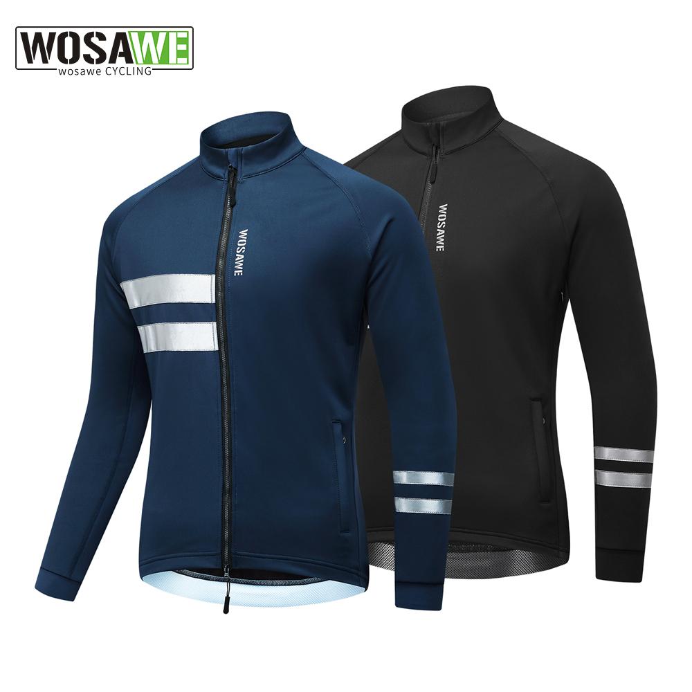 Wosawe Велосипедная уличная мягкая куртка YKK на молнии, велосипедная термофлисовая зимняя теплая ветровка