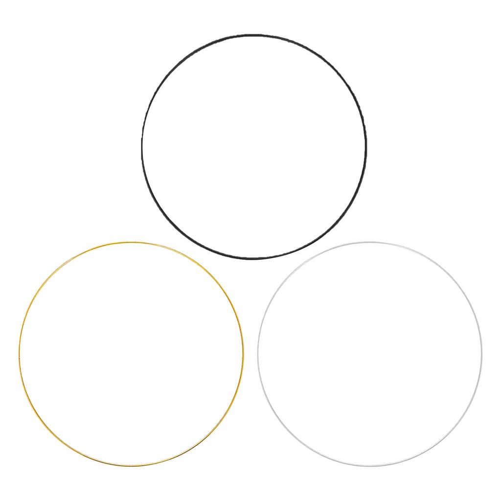 Floral Wreath Frame for Wedding Wreath Iron Ring Hoop Wreath Ring for Handmade Crafts Door Wall Mounted Wreath Accessory