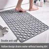 Eco-Friendly TPE Bath Mat: Non-Slip, Multi-Hole Drainage with Suction Cups, Safety Floor Mat