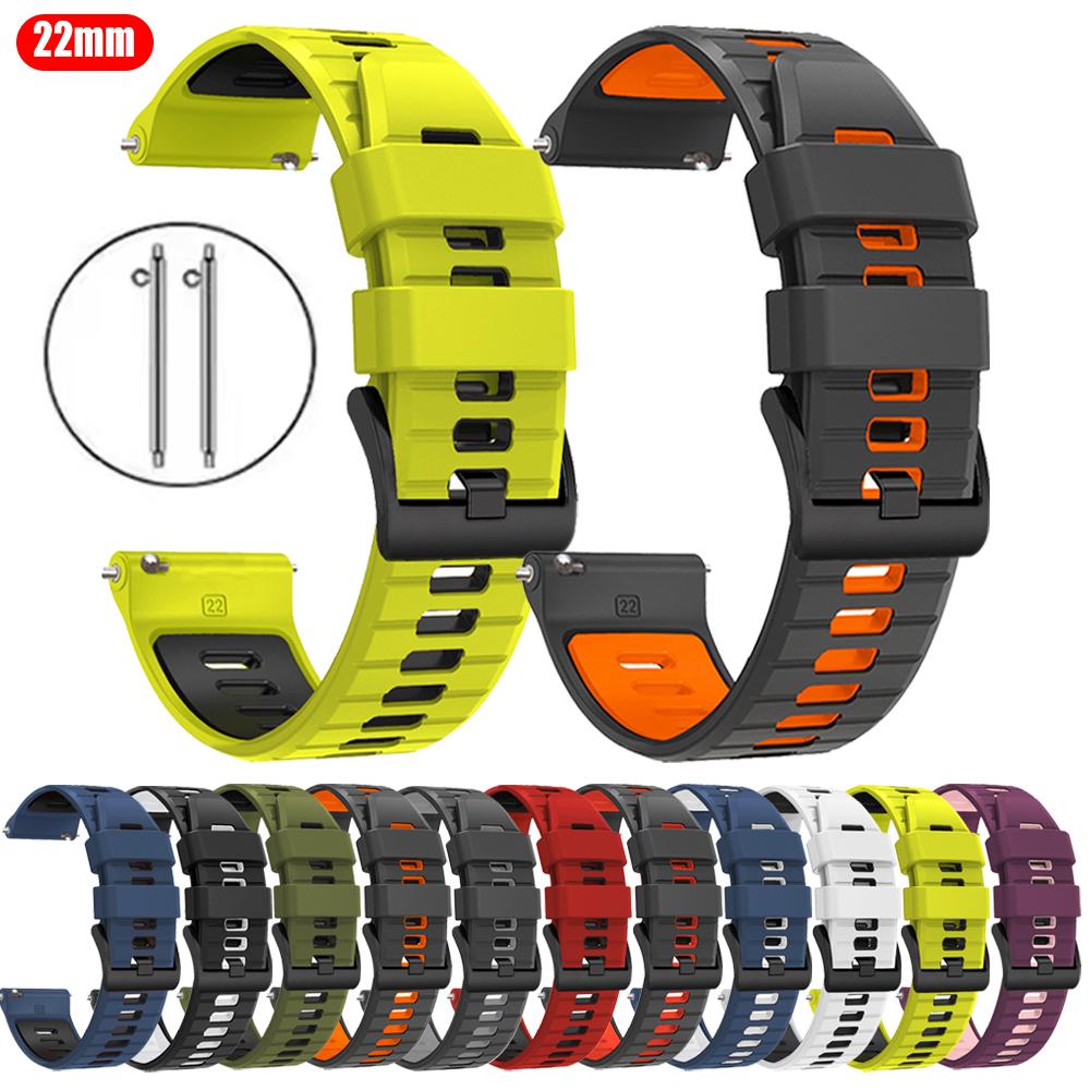 Для Xiaomi Watch S4 Sport/S3/S2 46мм 42мм Силиконовый Ремешок Браслет S1 Active/цвет 2 Mi Watch/Для Redmi Watch 5 Active/Lite Ремешок