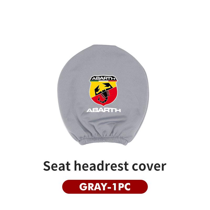 ASF1 Car Seat Headrest Neck Pillow Dustproof Protective Cover compatible for Abarth FIAT 500 Ducato Stilo Palio UNO Astra Bravo Tipo