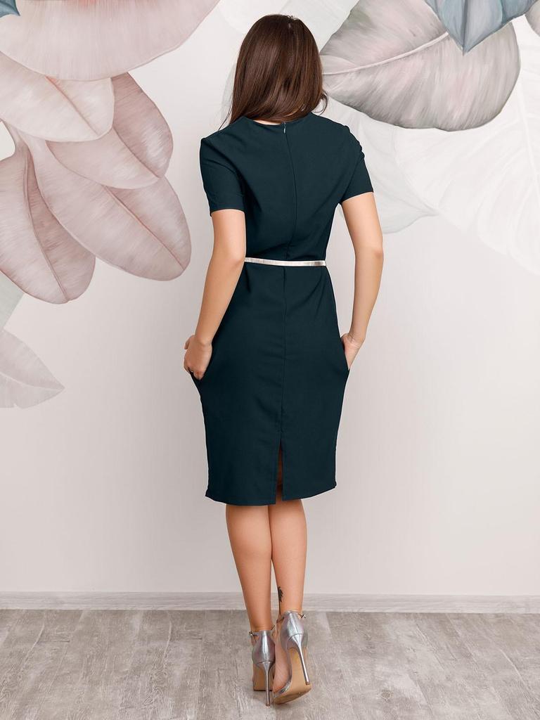 Присборенное на талии платье ISSA Plus