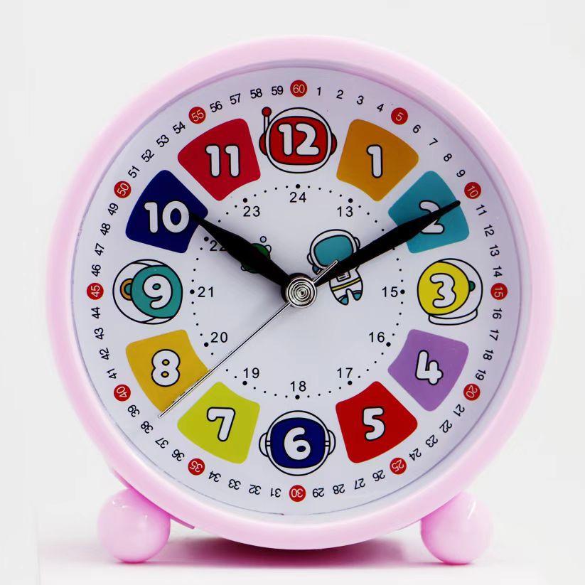 Студенческий будильник Детское раннее развитие Маленький будильник Настольный Артефакт для пробуждения Милый Простой Будильник Спальня Учебные часы Настольные