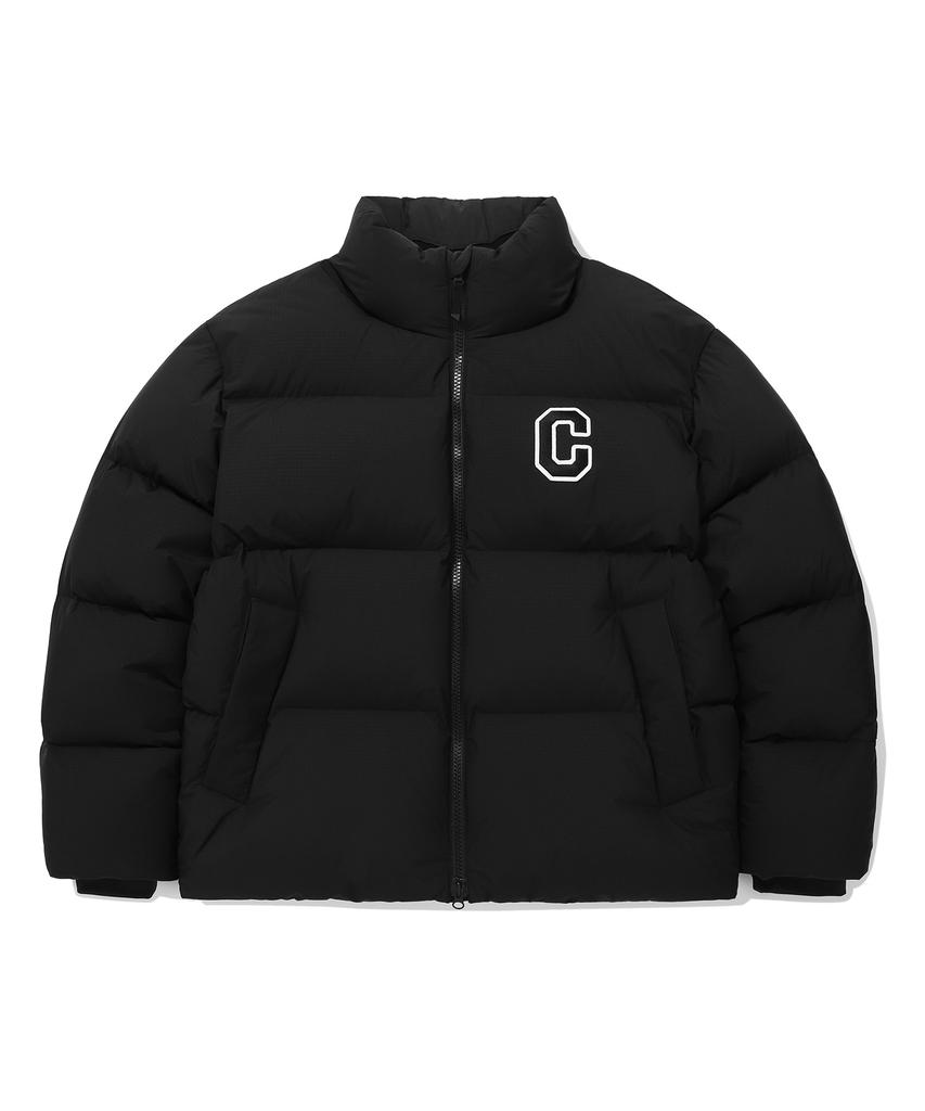 Covernat Rds College C Logo Oversized Short Puffer Black