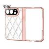 Tempered Glass Screen Protector Faux Leather Phone Case for IPhone-Duo, with & Hinge Full Body Protection Cover Protection, Rhinestone Cover,
