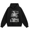 Streetwear Eyes Graphic Pullover Unisex Oversized Hoodie