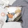 Cute Pet Anime C-Chainsaw Man-MT Pillow Case Printing Pillowcase Living Room Sofa Cushion Cover Bedroom Room Decor